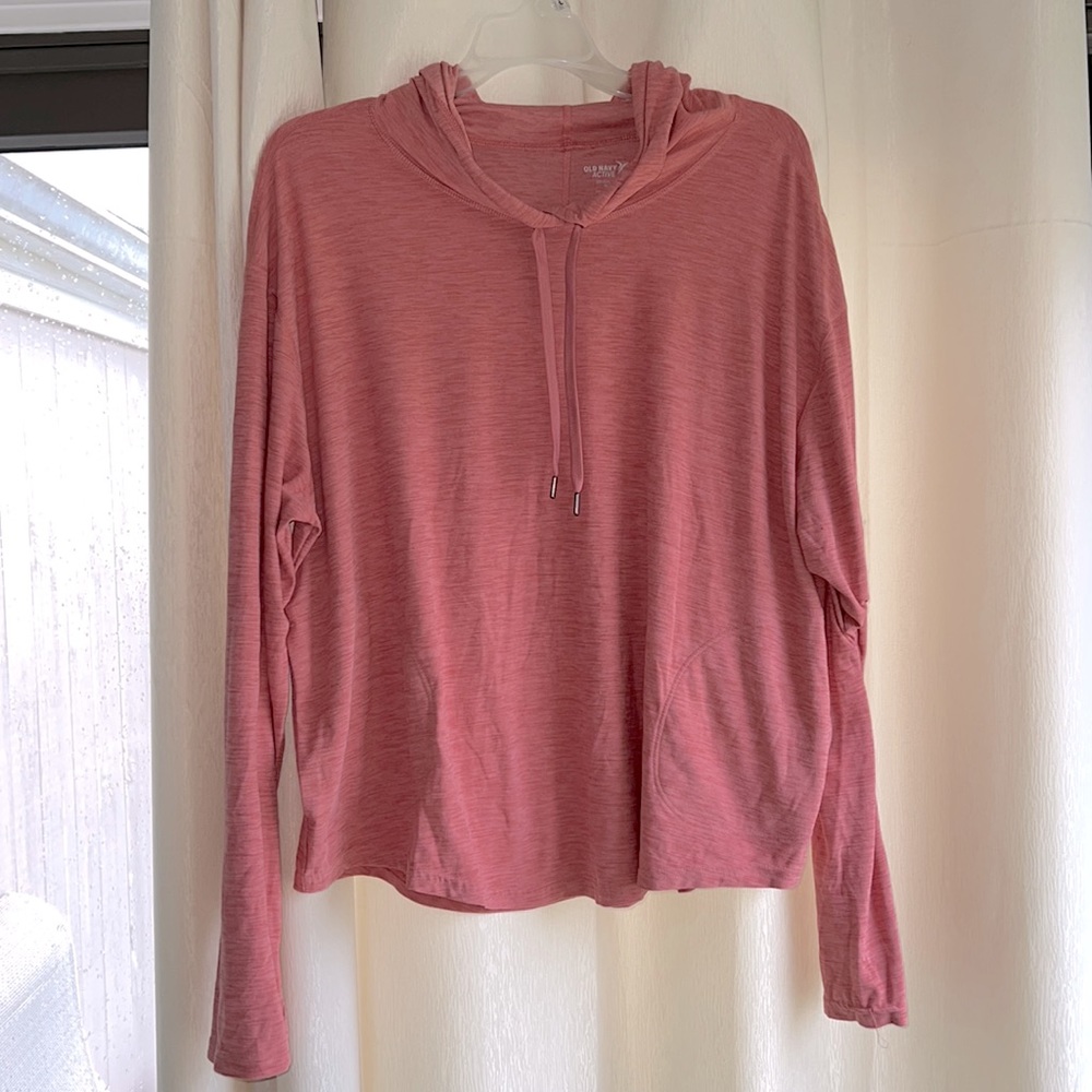 Old Navy active XL polyester/spandex pullover with hood